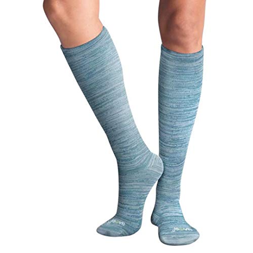 Image of ja vie 80% Merino Wool Ultra Soft 15-20mmHg Graduated Compression Socks for Women & Men