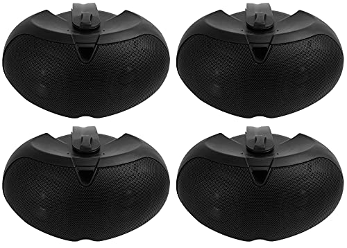 Rockville (4) D4-8 Black Dual 4