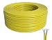 Produktbild BIGtec CAT 7 Netzwerkkabel Verlegekabel LAN Kabel 50m duplex CAT7 PiMF halogenfrei BauPVO Eca POE gelb Netzwerk Installationskabel Datenkabel CAT.7 Cable
