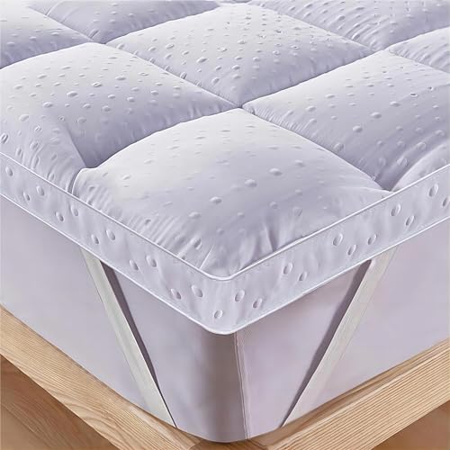 Bedecor Unterbett Matratzen Auflage Soft-Topper, Luxus-3D-Massage Bubbbles Abdeckung 180x200 cm