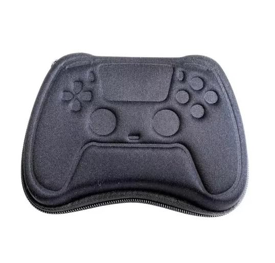 Case Rigido Bag Bolsa de Viagem Estojo de Transporte Proteção Compatível Com PS5 Case Capa de Controle Joystick Playstation 5 (Preto)