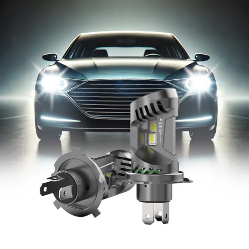 NUROTA H4 Halogen Autolampe – 12V 60/55W, Abblendlicht, H4 Lampen mit Zulassung, H4 Birne für Auto, H4 Scheinwerferlampe, Hohe Qualität für sicheren Fahrkomfort-6500K