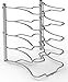 Simple Houseware Cabinet Pantry Pot and Pan Organizer Holder Rack, Chrome