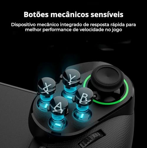 VivazTech Ipega Controle para Celular – Gamepad Android, Compatível com iOS, PS3, PC e Notebooks – C
