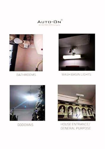 Image of Auto-ON PIR Motion Sensor Bulb Holder (Convert Any Bulb to Automatic) (Energy Saver) (Adjustable timer) Surge Protector- One Year Warranty - Pack of 1