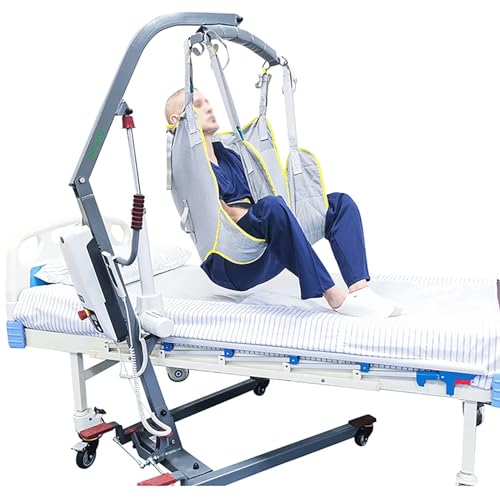 Grúa elevadora de eslingas para Pacientes, elevación de Cuerpo Completo Eslinga para Pacientes Eslinga de elevación médica de Seguridad de Malla para Levantar eslingas de Transferencia de Pacientes