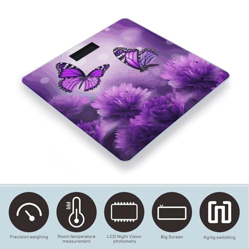 Báscula Digital FekiLoot con Pantalla Grande y Vidrio Premium miniatura 3