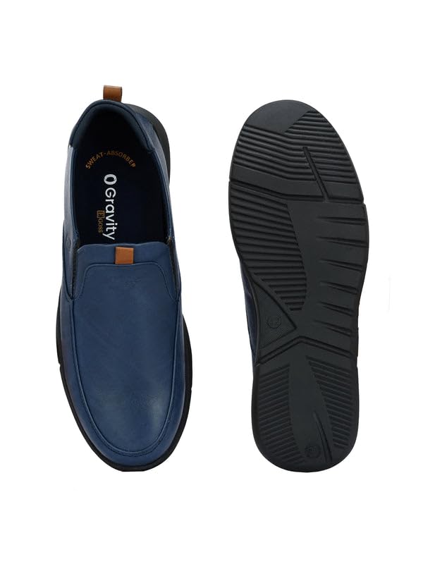 Image of egoss Zero Gravity Premium Genuine Leather Sneaker Casual Shoes for Men - ES-21