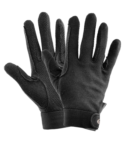 Gants Waldhausen 31686 schwarz M pour équitation hivernale confortable