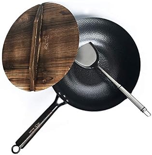 Carbon Steel Wok For Electric, Induction and Gas Stoves