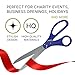 25 Inch Grand Opening Scissors Blue – Blue Scisors 25'' Giant Scissors for Ribbon Cutting Ceremony Heavy Duty Scisors Giant Ribbon Cutting for Inauguration Ceremonies & Special Events