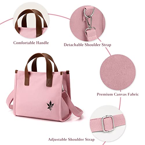 Image of CORIOS Women Shoulder Bag Canvas Handbag Crossbody Bag Multifunctional Top Handle Bag Casual