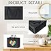 Yexiya 50 Pcs Black Mini Gift Bags with Handle Gift Card Bags Bulk Extra Small Paper Party Favor Boxes Tiny for Christmas Wedding Baby Shower Birthday Wrapping Supplies, 4.7 x 3.9 x 2.3 Inch