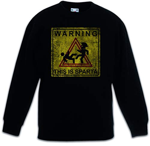 Sweat-shirt noir enfant confortable et résistant pour l'hiver par Urban Backwoods