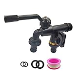 BE-TOOL 90 Degree Double Valve Water Tap 1/2