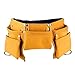 Price comparison product image Children's Leather Tool Belt, DesignerBox Kids Leather Working Tool Belt Child's Tool Apron Pouch Bag for Youth Costumes Dress Up Construction Role Play (Yellow)