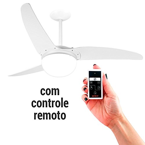 Ventilador de Teto Spirit 302 Branco com controle remoto 220v