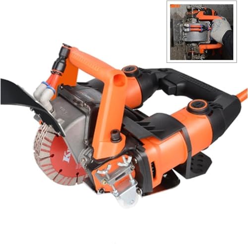 Machine de rainurage de mur 5200W et scie circulaire à béton