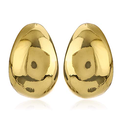 Estele Earrings for Women Gold Plated Latest Stylish Designer Oval Shaped Stud Earrings for Girls and Women-393/707 ER (B08CPXYP8M) Amazon Price History, Amazon Price Tracker