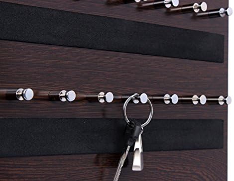 Bluewud Skywood Wall Mounted Key Chain Holder Board/Box (Wenge, 21 Keys)