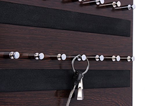 Bluewud Skywood Wall Mounted Key Chain Holder Board/Box (Wenge, 21 Keys)
