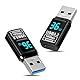 Quevati USB A auf USB C Adapter (2 Pack), 10Gbps USB3.2 Gen 2, Type A Male auf C 3.2 Female Adapter Kompatibel mit Phone 16 Pro Max/Pad und Thunderbolt 3/4, und Type C Geräte