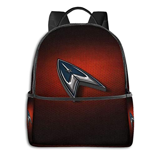 Star Trek Mochila escolar para hombres y mujeres se adapta a 14.5 pulgadas ligero portátil