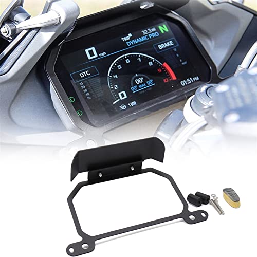 Écran TFT BMW R 1250 RS protégé du vol : Cadre rigide avec visière soleil