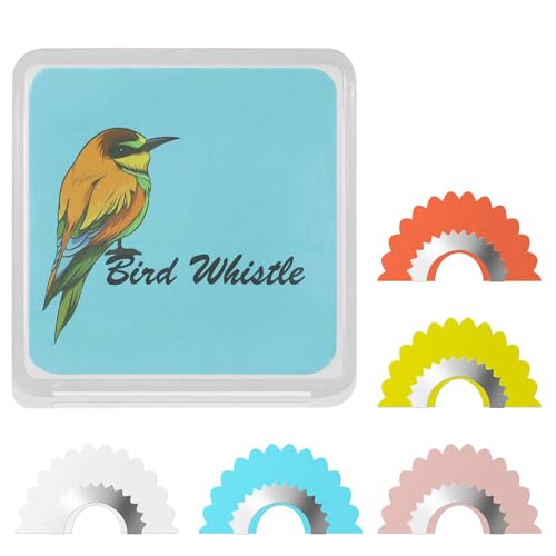 LE TOOTER Bird Whistle Toys,5 Colors 5 PCS Warbler Original Magic Bird Caller Tongue,Oral Stunts Tricks Gag Tweeting Noisemaker Toys for Gift