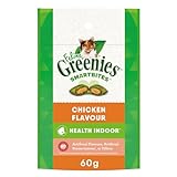 GREENIES Feline SMARTBITES Cat Treats Natural Dental Care, Chicken Flavour, 2.1oz Pouch