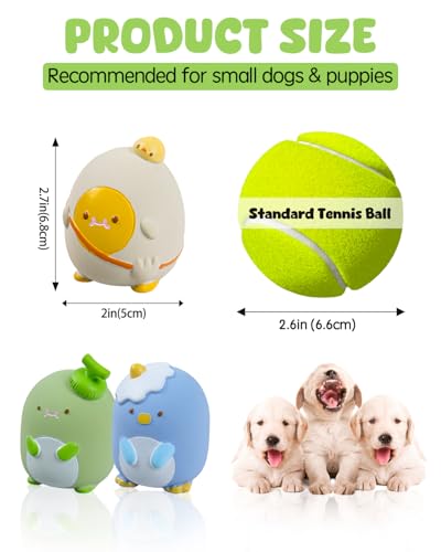 Jouets couineurs en latex SCHITEC pour chiens de petite taille