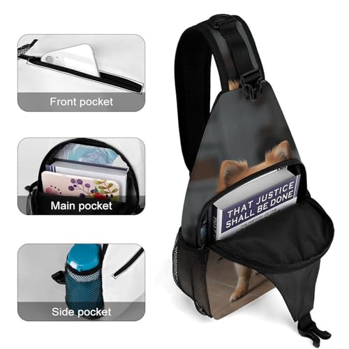 Bolso bandolera estilo casual para viaje y senderismo 38x20cm miniatura 4