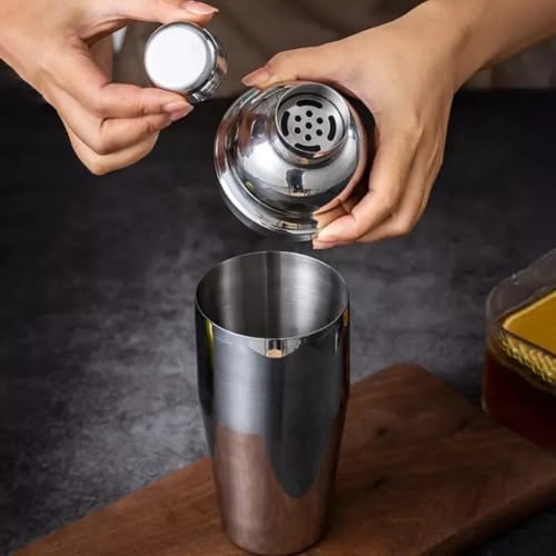 Kit Coqueteleira Barman Profissional Para Drinks e Caipirinha Em inox 5 Peças