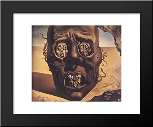 The Face of War 20x24 Framed Art Print by Salvador Dali