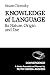 Knowledge of Language: Its Nature, Origins, and Use (Convergence)