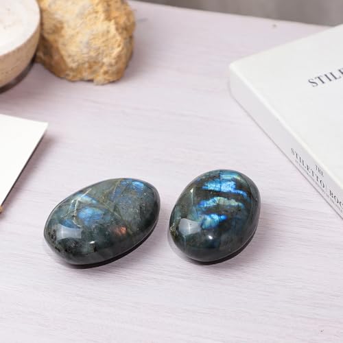 Pierre de labradorite pour l'équilibre des chakras et alignement énergétique - 5
