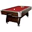 dark wood decor | red cloth