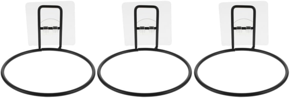 Wall Mounted Pet Bowl Holder Bracket for Cats and Cages Black