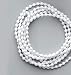 Cadena para Estores enrollables - Blanca - Anillo cadena 4,5x6 300 cm