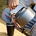 PASNMKvn Outdoor Camping Coffee and Teas Kettle Portable Teapot Aluminum Alloys Camp Teas Coffee Pots Water Boilers for Picnics