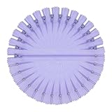 Cerniere In Nylon All'Ingrosso Per Lavori Di Cucito; Materiale: Nylon; Colore: Viola Pallido; Tipo Di Passante: #3; Dimensioni Totali: 23.5x2.5cm/9 pollicix1 pollice (L*P); Lunghezza Cerniera: 20cm/8 pollici; Nella confezione: 15 x Cerniere A Spirale In Nylon