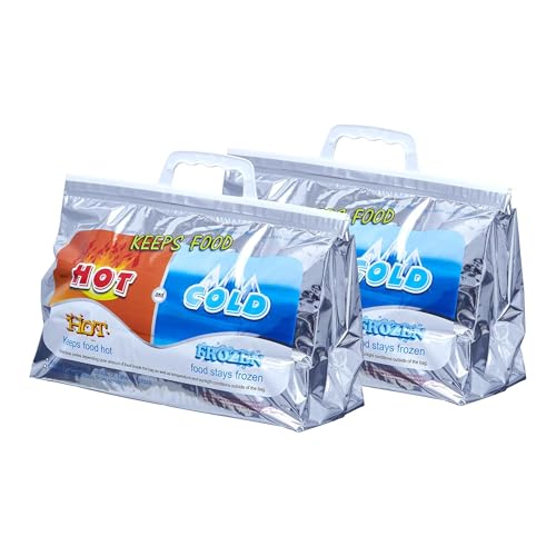 Superio 2-Pack Reinforced Thermal Lunch Bags