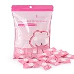 Lanjue 100Pcs Portable Cotton Compressed Towels Tablets, 8x7inch Mini Disposable Face Towel for Tavel Essentials, Camping Essentials, Outdoors, Home,Facial Cleaning, Skincare, Breathable&Soft