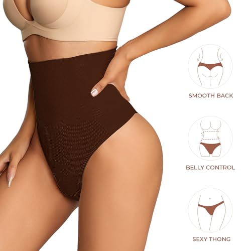 Image of Dulchany Thong Shapewear Tummy Control Underwear Body Shaper for Women | Seamless Shapewear Thong Shaping Underwear Compression Stomach Thongs Panties