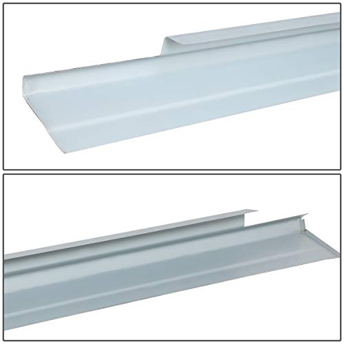 Dna Motoring Ztl-Y-0117 Pair 1/8 Inches Thick Steel Rocker Panel Replacement #TOP3