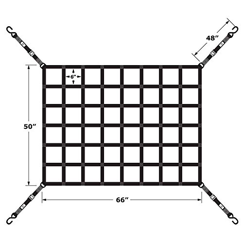 Uscc Ratcheting Cargo Bar And Cargo Net For The Ultimate In Pick Up Truck Load Securement #TOP4
