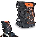 Sresk Bolsa de viagem expansível para motocicleta Sissy Bar de 40 L com alças Sissy Bar (Balck)