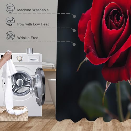 Rideau de baignoire imperméable fleurs modernes pour une douche relaxante