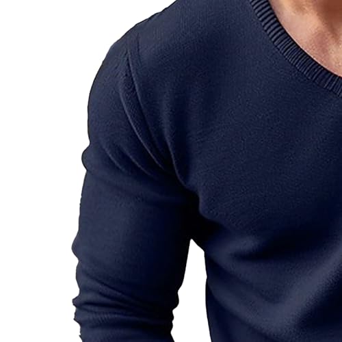 Men's Dress Vneck Sweaters for Fall Winter V-Neck Dress Sweater for Men Male V Neck Pullover Knitted Sweater3