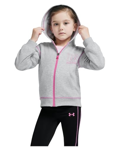 Image of Under Armour Girl's 2-piece Fleece Sweatshirt and Sweatpants Set, Soft & Comfortable